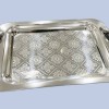 تصویر کوچک محصول سینی براق استیل بدون پایه کوچک یونیک 4067